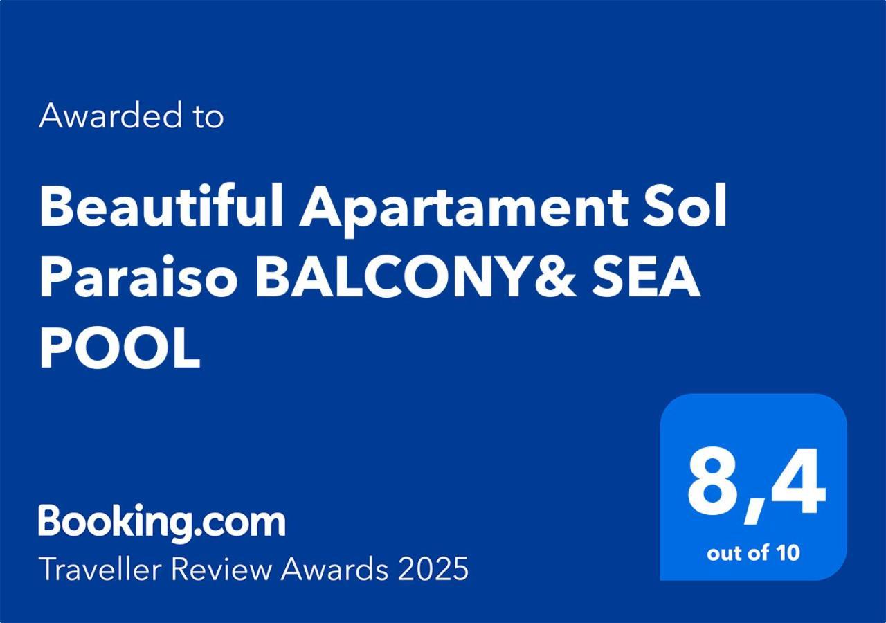 אדחה Beautiful Apartament Sol Paraiso Balcony& Sea Pool מראה חיצוני תמונה